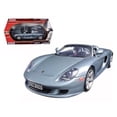 thumbnail image 1 of 73163s-bk 1 par 18 Porsche Carrera GT Argent avec Intérieur Voiture Miniature Moulée sous Pression, Noir, 1 of 1