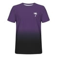 thumbnail image 3 of Camisas de Manga Larga para Hombres Imprimir Casual Cuello Redondo Blusa de Manga Corta, Camisas de Lino para Hombres, 3 of 8