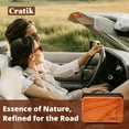 thumbnail image 5 of Car air freshener - wooden air freshener - car deodorant for sun visor clip - multiple fragrance refills, vehicle fragrance diffuser suitable for car, truck & - 3 pack (teak - amber - cottage) - incl, 5 of 5
