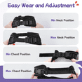 thumbnail image 6 of Pigo Cat Harness and Leash for Walking, Escape Proof Soft Adjustable Vest Harnesses for Cats, Easy Control Breathable Reflective Strips Jacket, Black, 6 of 9