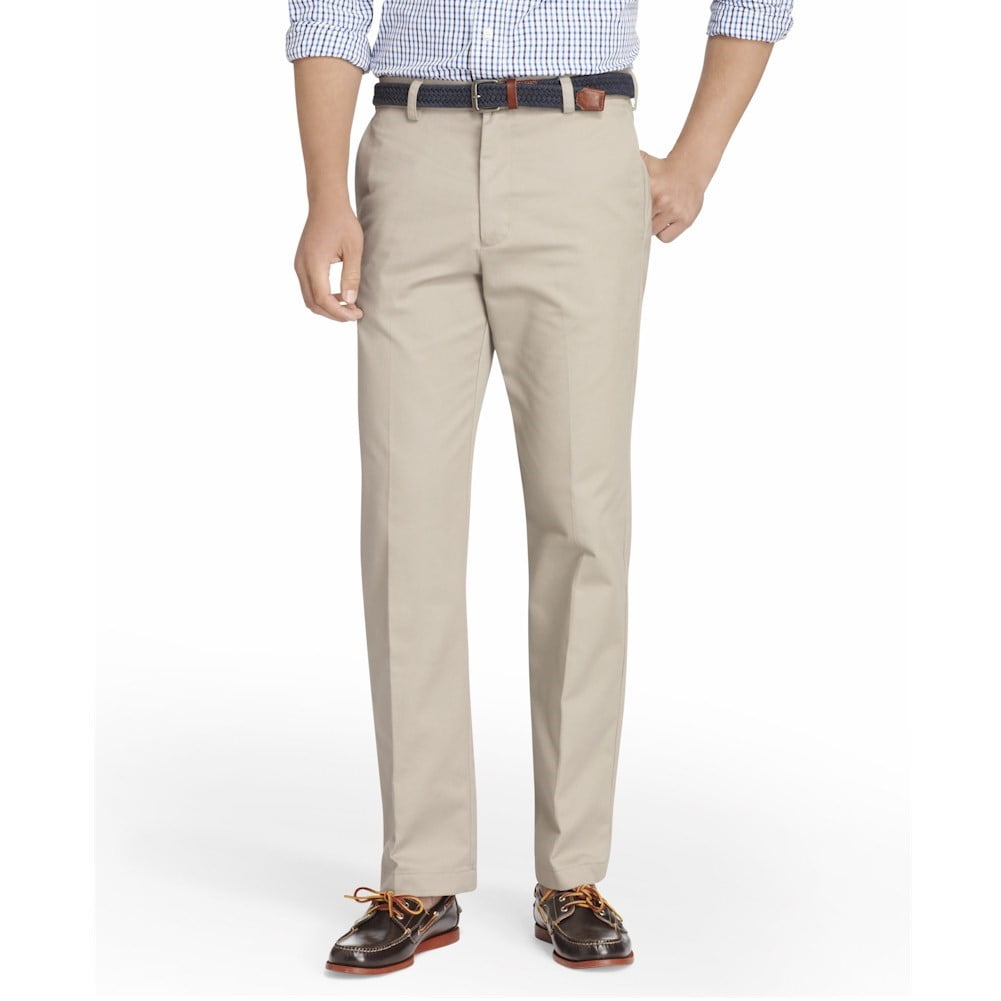 IZOD Izod Men's American Chino Flat Iron Straight Khaki Pant