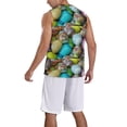 thumbnail image 5 of Easygdp Easter Egg1 Men's Mesh Basketball Jersey Quick Drying Sleeveless Shirts Fitted Muscle Tank Tops Sport Round Neck T-Shirt - XX-Large, 5 of 9