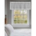 thumbnail image 3 of Valances for Windows Grey Abstract Art Rod Pocket Cafe Window Treatments Valance Curtains for Kitchen Bathroom Laundry Basement Windows 60"x14", 3 of 9