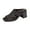 Brown, variant on Judith Women's Wide Width Elegant Comfort Heeled Sandals with Buckle BLACK 8.5