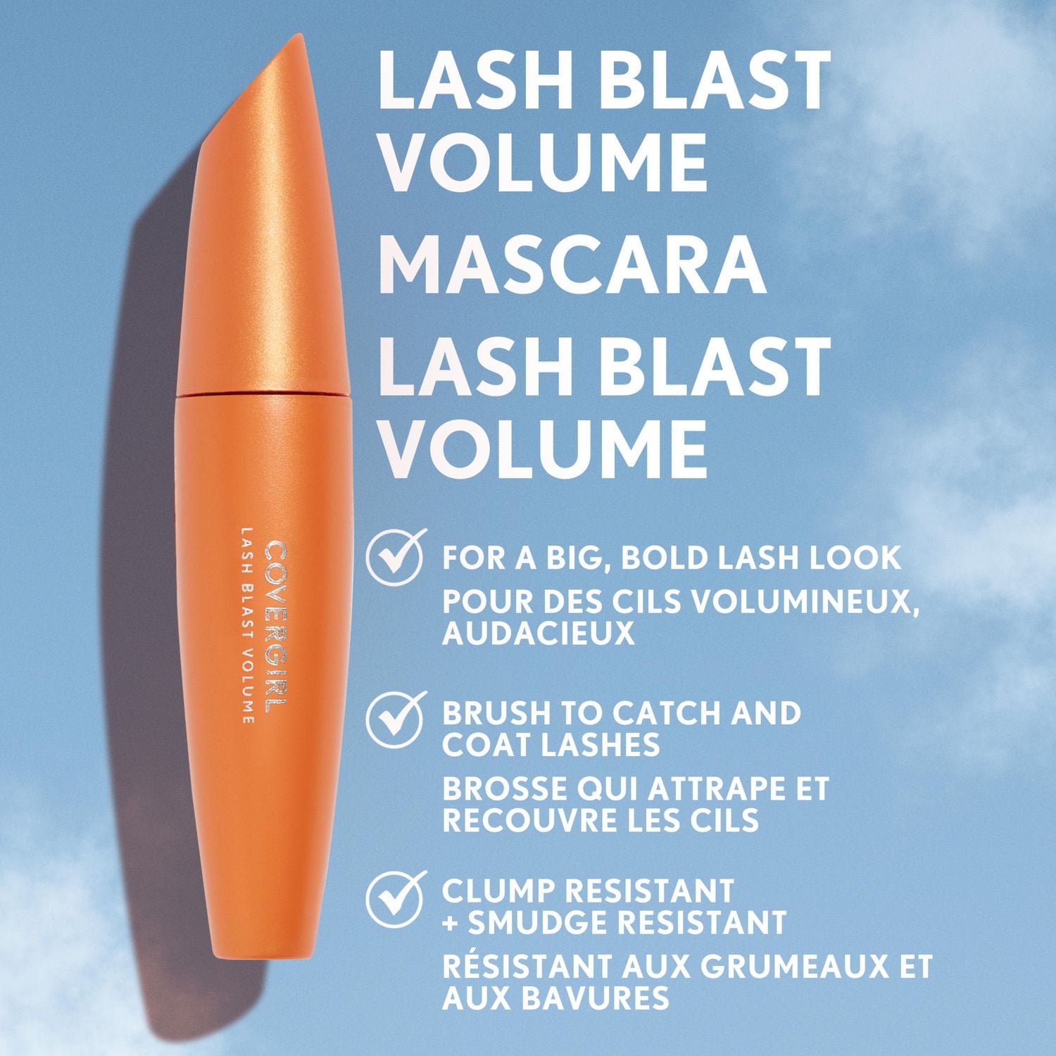 COVERGIRL - Mascara Lash Blast Volume, 10X plus de volume, pas de grumeaux, ne s'écaille pas, 100% Sans Cruauté Jusqu’à 10 fois plus de volume