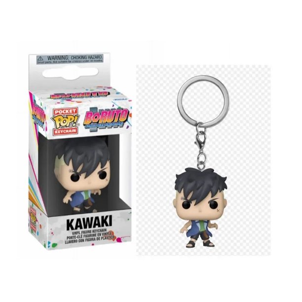 Funko Pop Japanese Anime Boruto Uzumaki Kawaki Keychain Toy Action Vinyl Figure Pocket Pop Keychain Toys for Kids Children