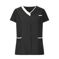 thumbnail image 6 of APEXFWDT Scrubs Set for Women Nurse Uniform Jogger Suit Stretch Top and Pants with Pocket for Nurse Workwear S-3XL, 6 of 7