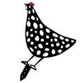 thumbnail image 4 of Estaca de pollo arte acrílico hueco gallina estaca impermeable jardín césped decoración 3 piezas Sweethay ZHF0723, 4 of 6
