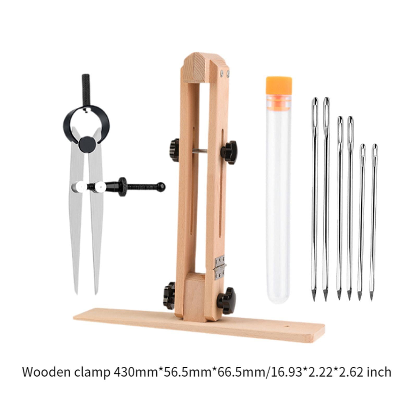 Abbraccia Leather Clamp Leather Table Leather Working Tool Desktop Lacing Stitching Tool Leather Sewing Kits Horse Clamp