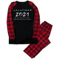 thumbnail image 2 of CEHVOM Tenue de Famille Col Rond Manches Longues Ensemble de Pyjama Imprimé X-max pour Femmes, 2 of 4