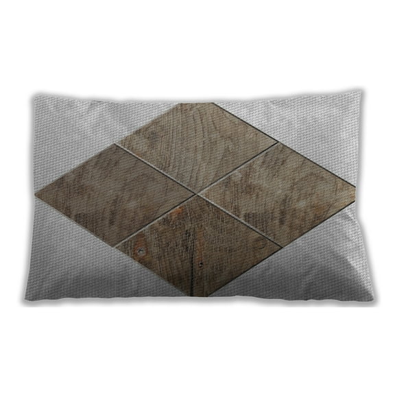 Ahgly Company Indoor Rectangular Patterned Lumbar Throw Pillow, 13 inch by 19 inch