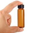 thumbnail image 4 of Unique Bargains 15mL Reagent Media Bottle 24 Pack Round Glass Storage Bottles Plastic Screw Cap for Lab Home, Amber, 4 of 5