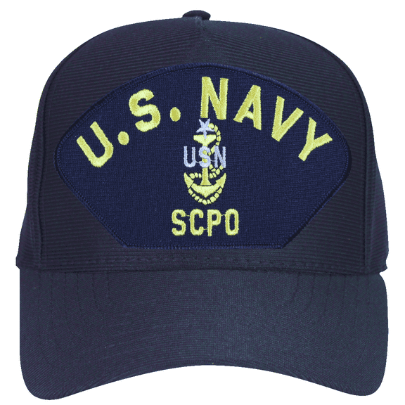 U.S. Navy Senior Chief Petty Officer ' SCPO ' With Anchor Cap