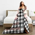 thumbnail image 5 of Pig Blanket for Women Men, Cute Pig Themed Design Printed Throw Blankets for Teens Adults Lap, Chair Sofa, Warm Soft Cozy Blanket, 50"x 60", 5 of 6