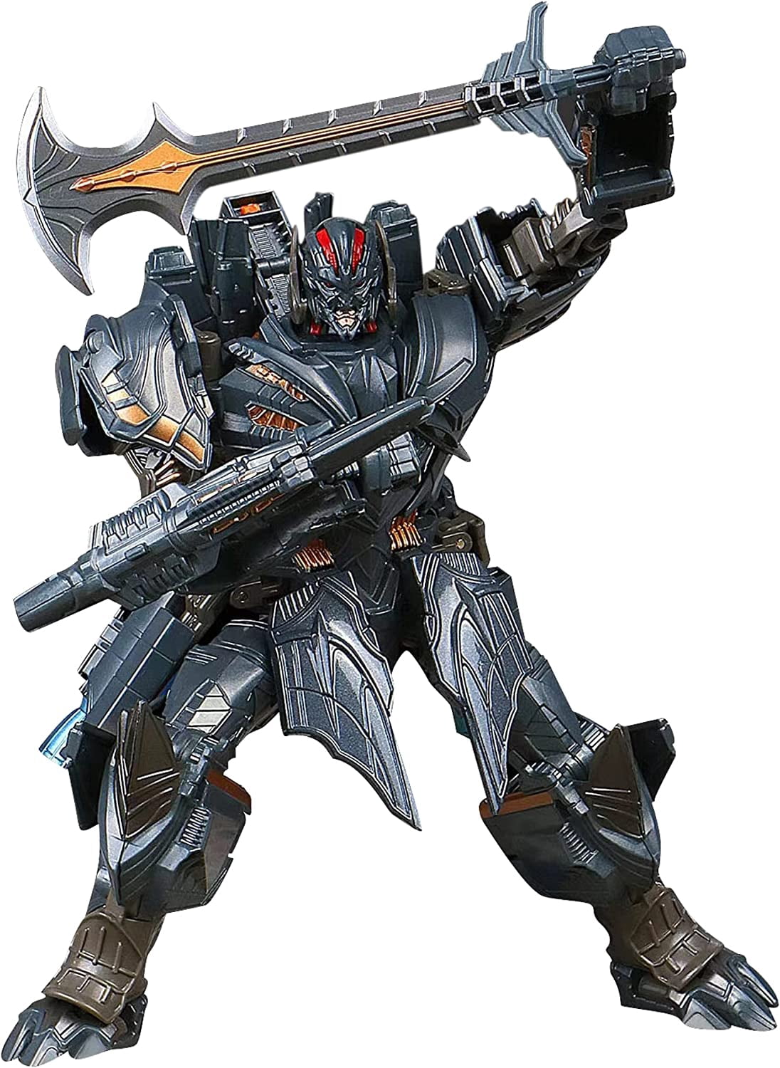 Black Mamba 7.4 Inch Deformation Alloy Car Robot Action Figure, Manual Assemble Model Kit, Movie 5 Collectible Desktop Decoration Gift