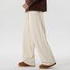 thumbnail image 1 of Ceisia Men's Wide-Leg Relaxed Sweatpants | Elastic Waist Side Layered Stripe Casual Pants (Multiple Solid Colors) Gifts, 1 of 7