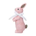 thumbnail image 1 of Almencla Bunny Figurine Mini Rabbit Statues Rabbit Sculpture Bunny Model Display Ornament Pink Standing, 1 of 8