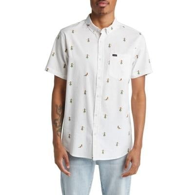 Rip Curl OFF-WHITE Men's Hula Breach Short Sleeve Woven Shirt, US 2X-Large