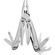 LEATHERMAN, Sidekick Pocket Size Multitool with Spring-Action Pliers and Saw, Stainless Steel with Nylon Sheath