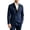 a01Navy, variant on LODIENY Men Double Breasted Blazer Slim Fit Contrast Lapel Collar Elegant Fashion Suit Jackets with Pockets for Dress Wedding Business Coffee S