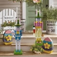 thumbnail image 3 of Cascanueces de Madera de 30 cm, Decoración de Conejito de Pascua, Figura de Cascanueces de Pascua, Adorno de Cascanueces A, 3 of 5