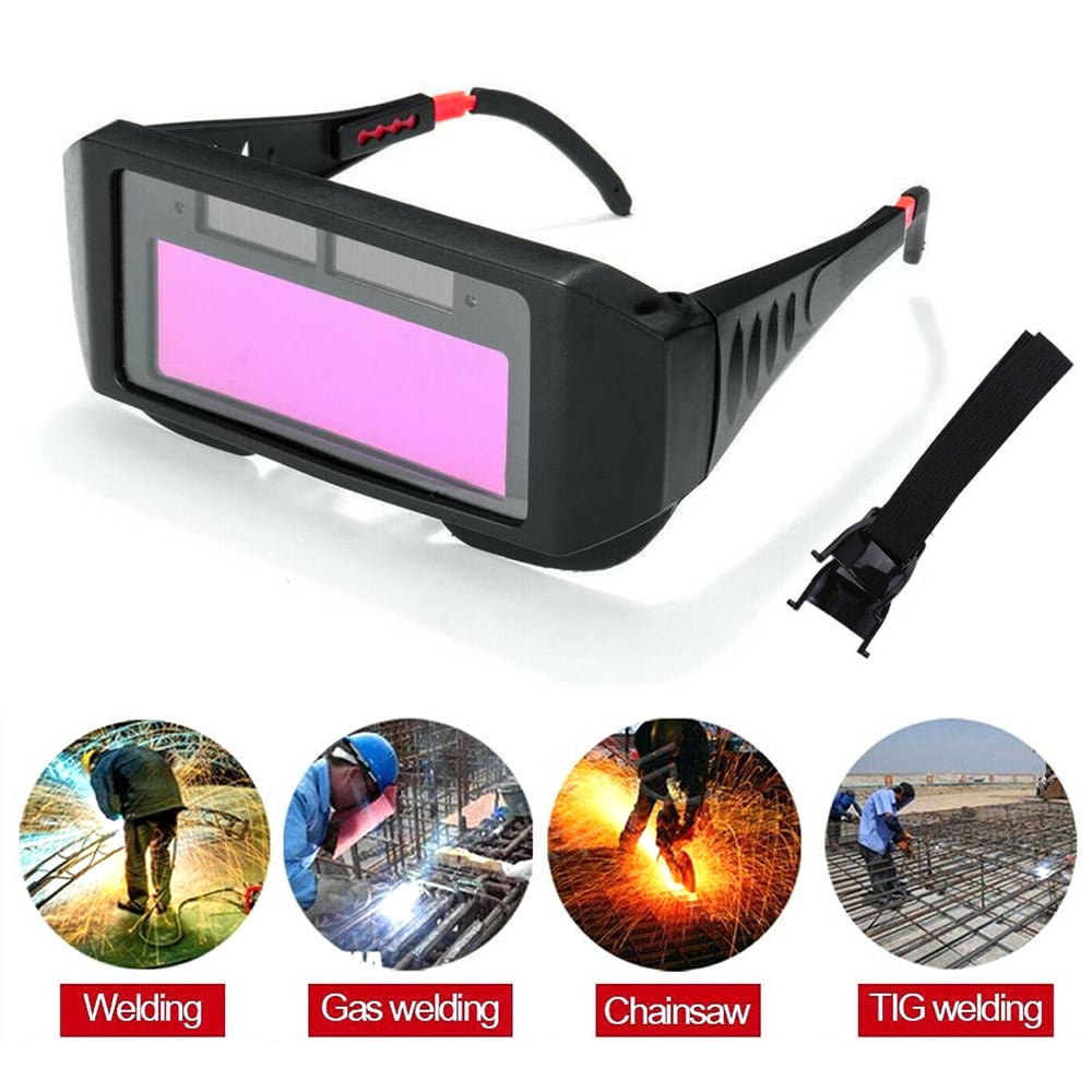 Welding Helmet Glasses Solar Powered Auto Darkening Eyes Welder Glasses