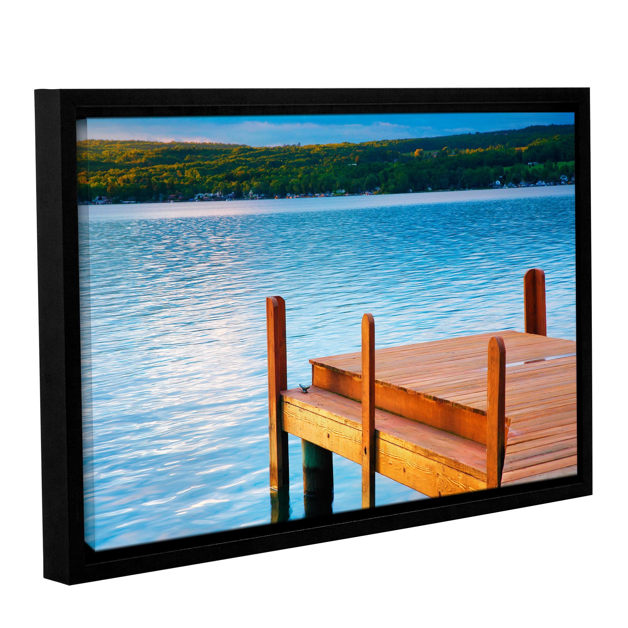 ArtWall Steve Ainsworth "End of Summer" Gallery-Wrapped Floater-Framed Canvas