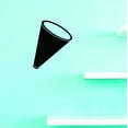 thumbnail image 1 of Custom Decals Cheer Blow Horn Wall Art Size: 14 X 28 Inches Color: Black, 1 of 1