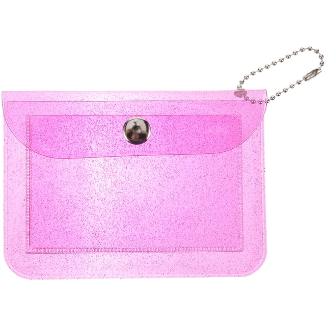 Monedero de plástico para mujer, monedero pequeño, monedero, tarjetero