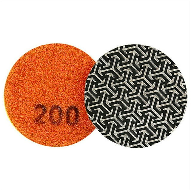 1 Pieza de Disco de Pulido de Diamante Galvanizado de 2 Pulgadas/50 mm para Baldosas, Vidrio, Metal y Madera, Disco de Desbarbado P200