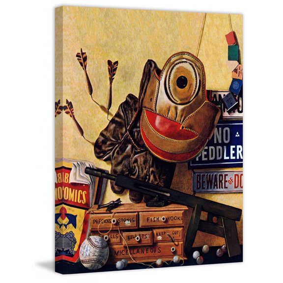 Marmont Hill Still Life of Boys Toys by John Atherton Painting Print on Canvas