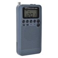thumbnail image 4 of AM/FM Radio with LCD Display Pocket Handheld Radio Gray, 4 of 5