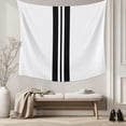 thumbnail image 5 of Black Stripe Tapestry for Bedroom Wall Hanging Tapestry, Abstract Modern Art Vertical Striped Ceiling Backdrop Tapestries Poster Blanket Wall Decor for Teens Room Living Room Dorm 59" x 79", 5 of 8