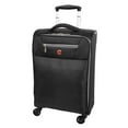 thumbnail image 2 of Swiss Gear Extra Lite 3-piece Soft Side Luggage Set,Black, 2 of 9