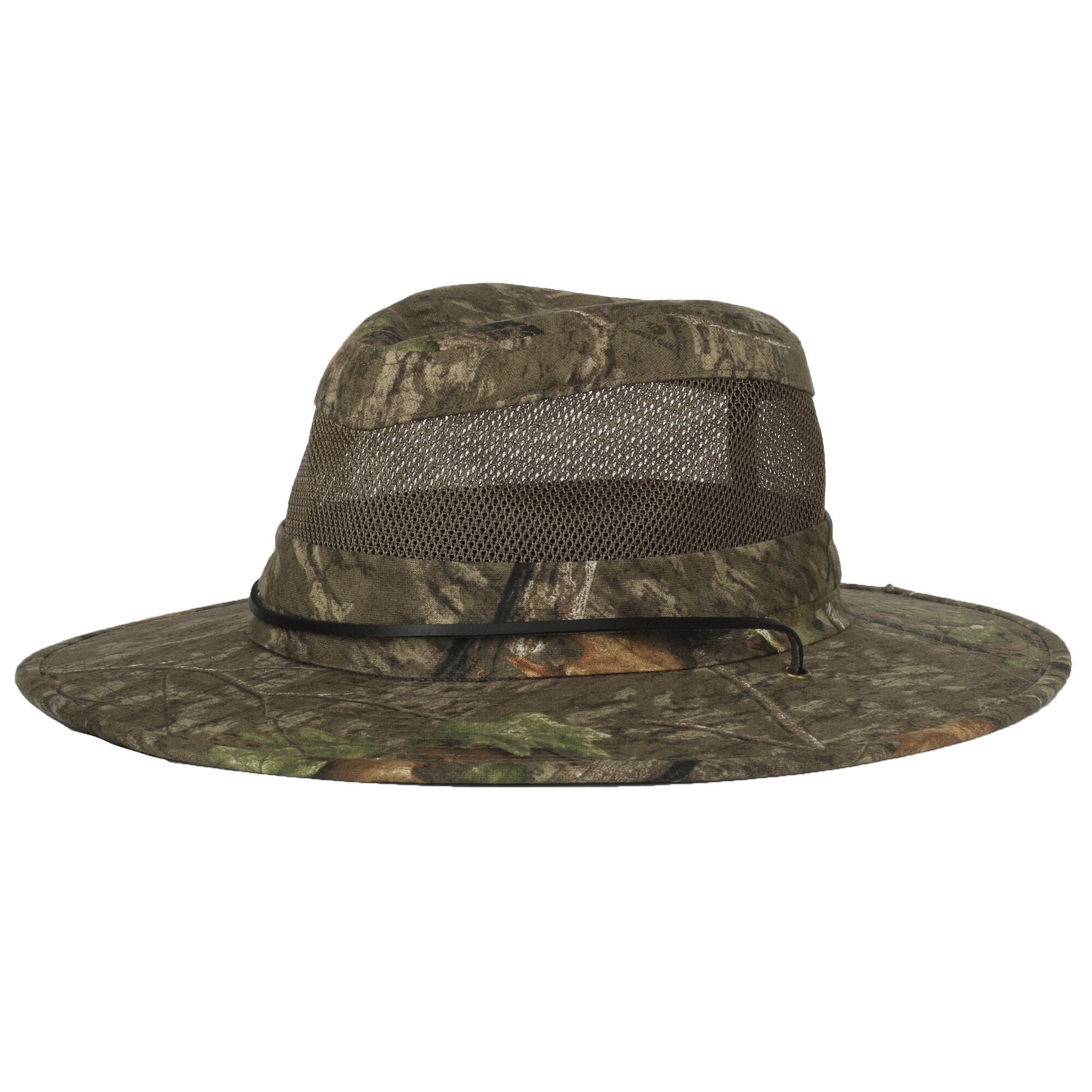 UNISON SAFARI HAT（stof） Men's Stuctured Safari Style Hat, Mesh Inserts for