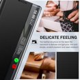 thumbnail image 3 of for Samsung Galaxy S23 Ultra 5G Case View Clear Smart Window Leather for Samsung S23 Ultra Case Luxury Flip Slim Mirror Hard PC Kickstand Shockproof Galaxy S23 Ultra Cover Protective (Black), 3 of 7