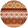 thumbnail image 3 of SAFAVIEH Veranda Dogon Geometric Indoor/Outdoor Area Rug, Red/Beige, 2'7" x 5', 3 of 7