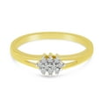 thumbnail image 7 of 10K Yellow Gold Diamond Cluster Ring, 7 of 7