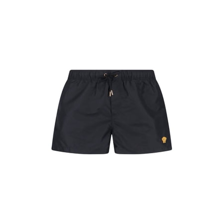 Versace  Swim Golfo Medusa Patch Swim Shorts – Black (Men s)