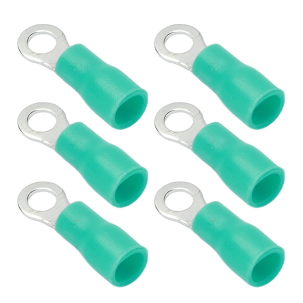 Terminales de crimpado eléctricos Jadeshay 100 piezas de terminales de crimpado de anillo preaislados