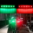 thumbnail image 5 of Boat Navigation LED Lighting Kit - 4 Pieces Green Red High Bright 6-LED Boat Bow Stern Light Waterproof Port Starboard Light for Sailboat, Pontoon Boat & Kayak, 5 of 6