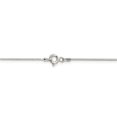 thumbnail image 3 of White Sterling Silver chain Snake 20 in 0.85 mm 0.85mm Round, 3 of 5