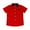 Red, variant on CYRBOKO Button Down Shirts forToddler Boys, Athletic Thin Casual Cotton Short Sleeve Shirts White Size 10-12 T