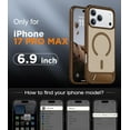 thumbnail image 2 of Funda Delgada Mate con Soporte Oculto para iPhone 17 Pro Max 6.9", Negro, 2 of 7