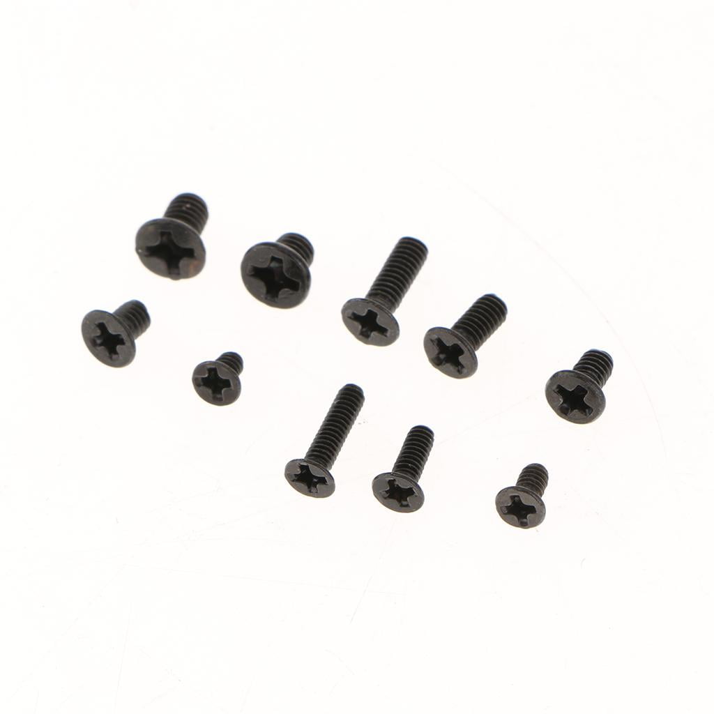 funtasica 2x300Pcs M2/M2.5/M3 Head Machine Screws Assortment , Black+Black, 4 Pcs