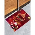 thumbnail image 2 of Faithtur Christmas Carpet Non-Slip Mat Rugs Xmas Rectangle Floor Carpet, 2 of 3