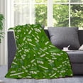 thumbnail image 2 of Yibo Just a Girl who Loves Pickles Blanket Flannel Soft and Comfortable Anti-static Bed Sofa Blanket, 2 of 7