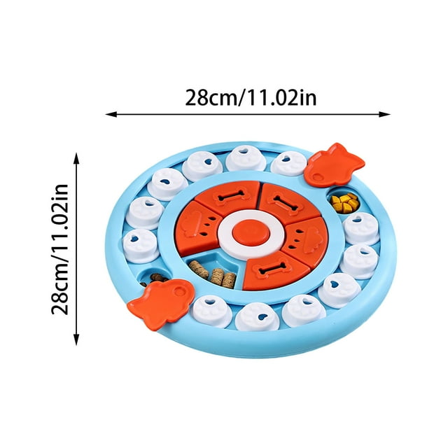 Interactive Dog Puzzle Toy Dog Puzzle Feeder Toy For Intelligence Training Dog Puzzle Toy Intellectual Stimulation Snack Dispenser (pizza) For Training Small Medium And Large