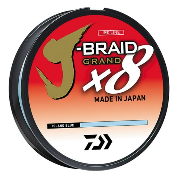 Daiwa J-Braid Grand x8 10lbBraided Fishing Line, 300'