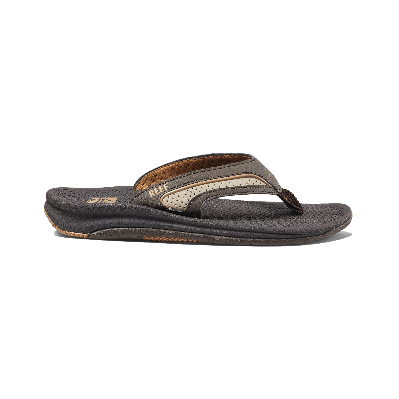 Reef Men\'s Flex Sandal  Black Silver Medium Sz 9 Reef Rover Men main image 3